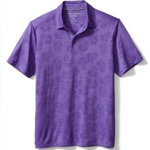 Tommy Bahama Pineapple Palm Coast IslandZone® Polo - Spring Purple